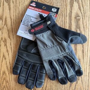 Red Steer Glove Company Ironskin Mesh Backed General Utility Gloves Gray #140 L